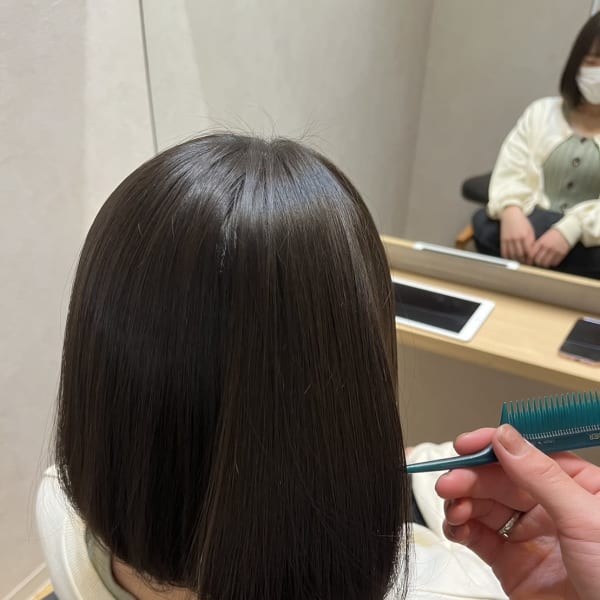 【MIKOTO】毛先まで柔らかい♪髪質改善ストレート☆