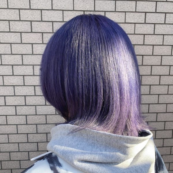 Lia&汐見悠佑 高発色ラベンダーカラー♪