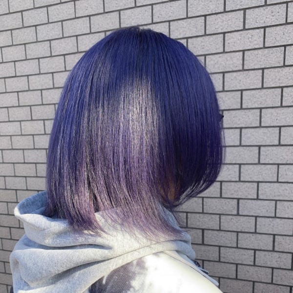 Lia&汐見悠佑 高発色ラベンダーカラー♪