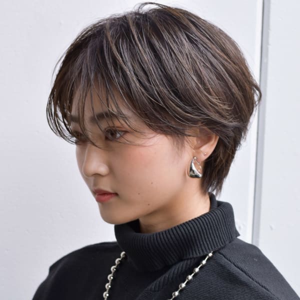 【天神 今泉 大名】ハンサムショート フェザーバング