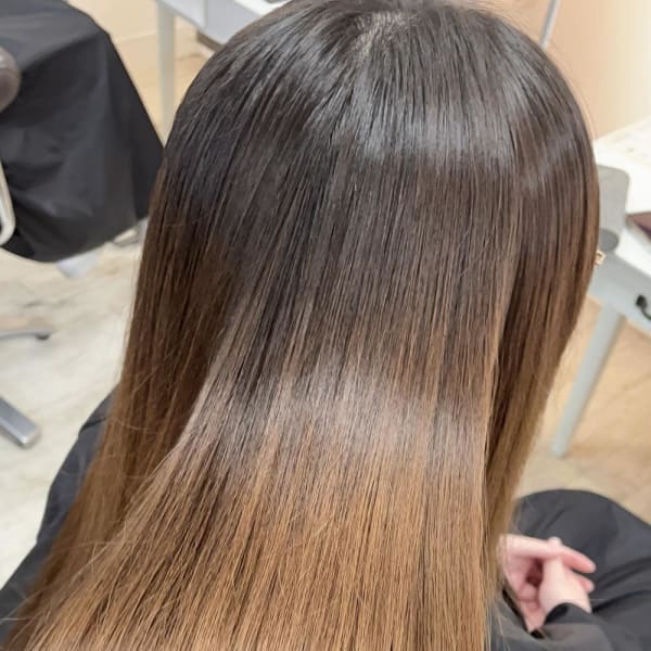 髪質改善ストレート