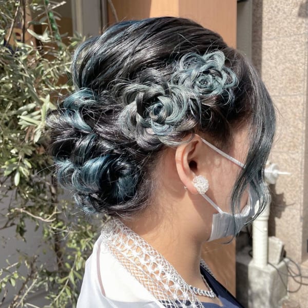 結婚式ヘアセット☆フルールヘア【横浜】