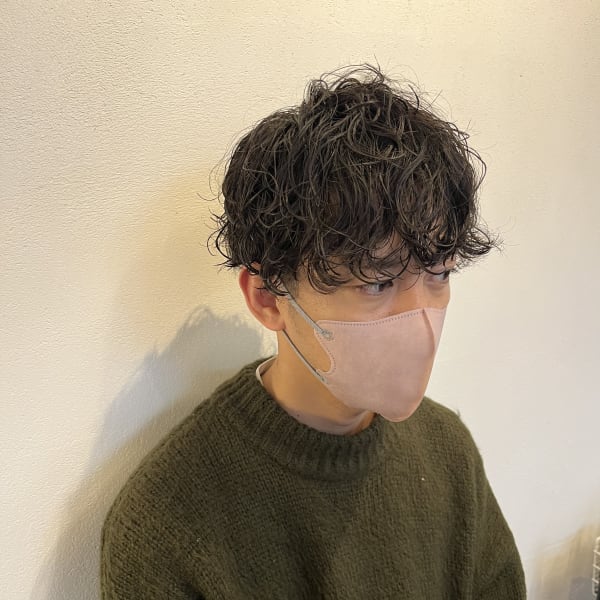 こなれ感UPお洒落メンズに◎スパイラルパーマ