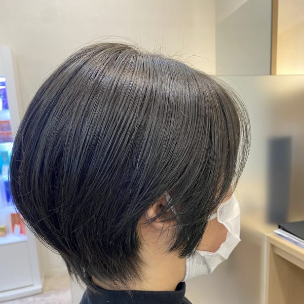 黒髪/暗髪/ショート/レイヤーショート/ショートしたいが悩む