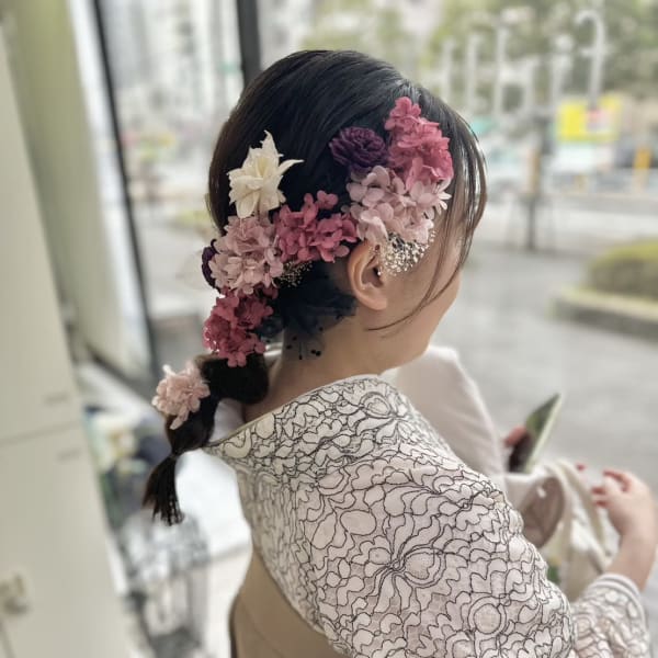 -卒業式-袴&ヘアアレンジ