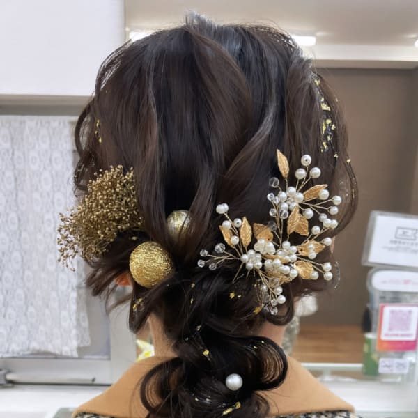 卒業式ヘアスタイル