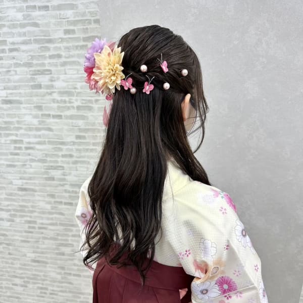 -卒業式-袴&ヘアアレンジ