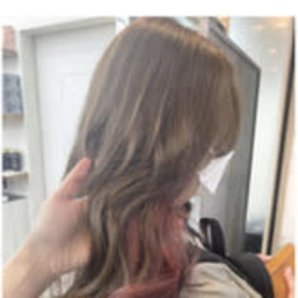 ◆イヤリングカラー/ピンクベージュ/TOKIOトリートメント|【全席個室サロン】NUMBER 天王寺【ナンバー】