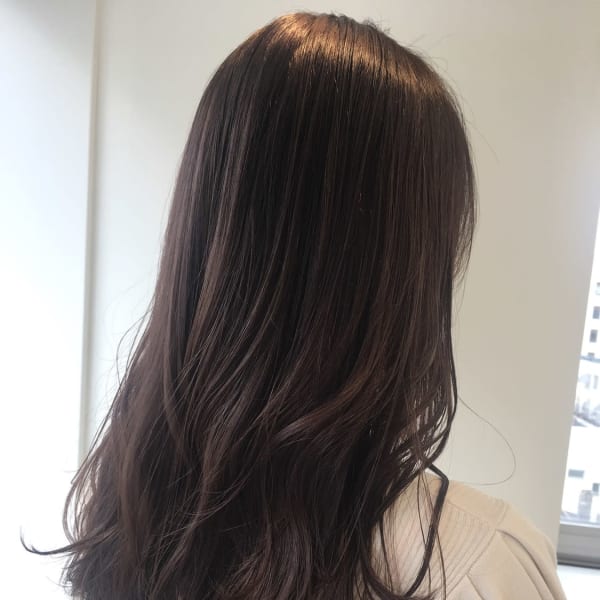 ミディアム スタイル 巻髪レイヤー