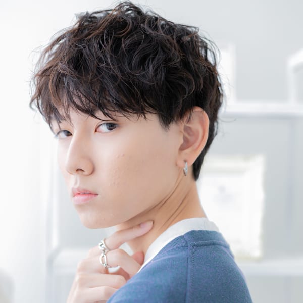 ツイストパーマモテ髪マッシュショート　こなれヘア|mod's hair【モッズヘア】上尾/上尾西口店