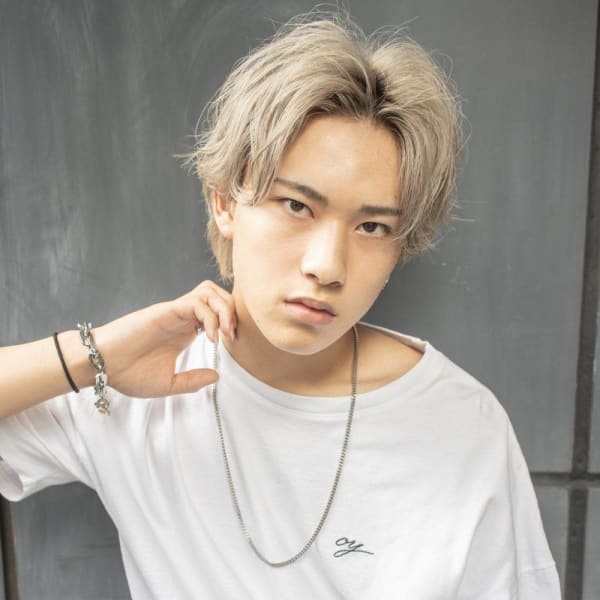 ホワイトセンターパート