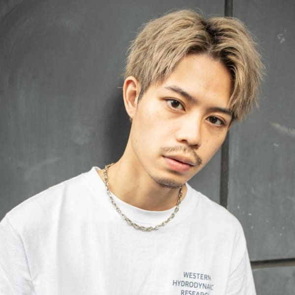 ホワイトセンターパート