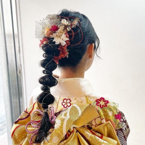 成人式 ヘアセット