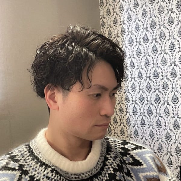 メンズスパイラルパーマ