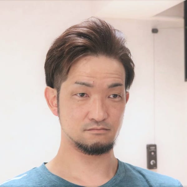 アップバングショートスタイル