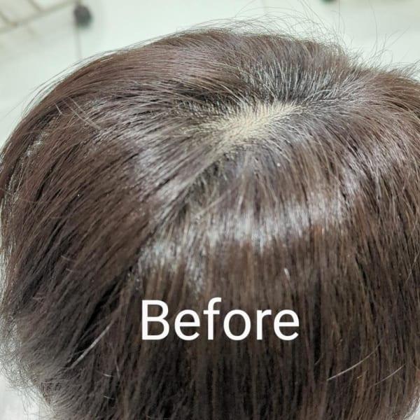 初体験♪脱白髪染めハイライトカラー×ショート【我孫子】