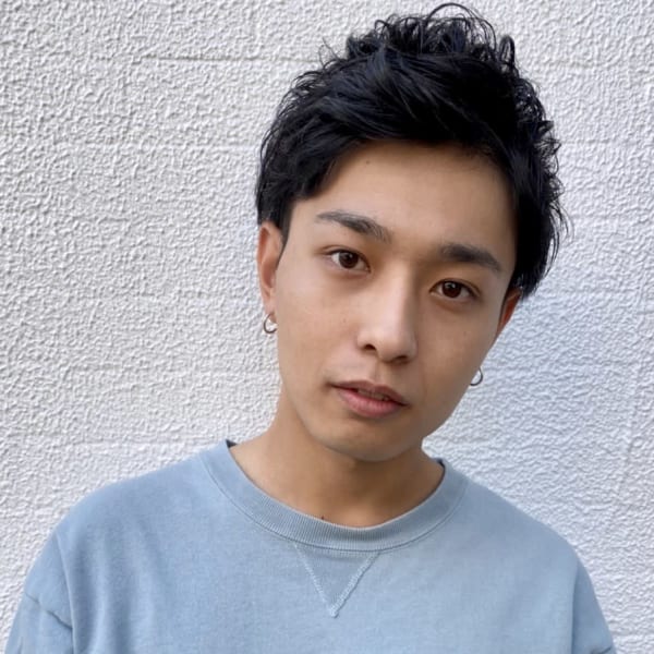 人気＊ツーブロック爽やかアップバング/スーツスタイルにも|Lin'ne terrace