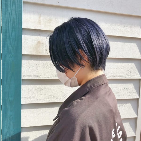 ブルーアッシュ ボブ