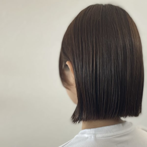 切りっぱなしボブ|Lusso chiaro　西池袋店