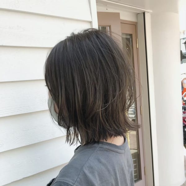 ミディアム 外ハネ