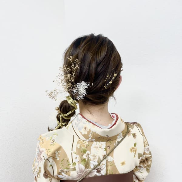 卒業式ヘア