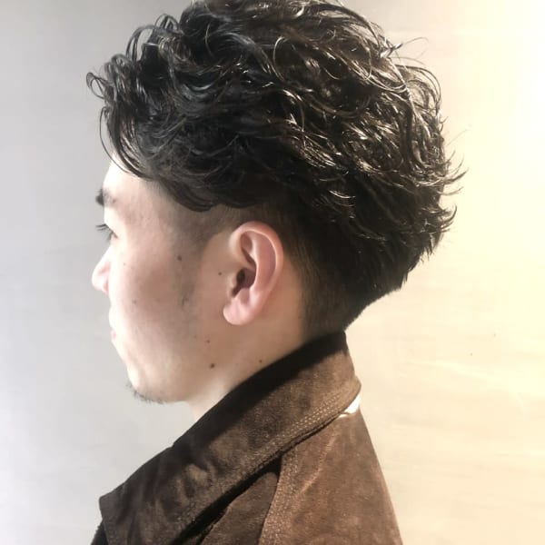 ビジネスヘア/パーマ/ツーブロック/刈り上げ