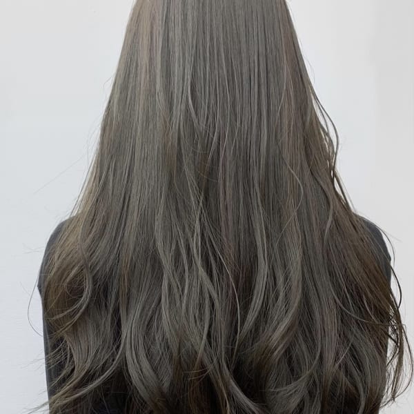 ◆透明感/カーキベージュ/グリーン/イルミナカラー