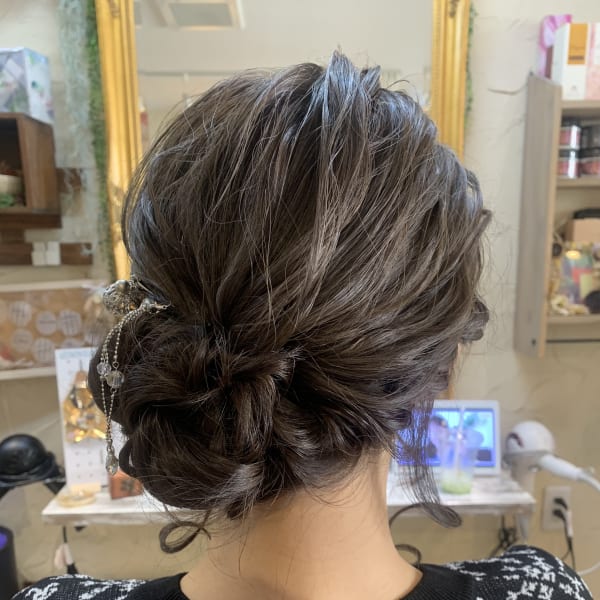 浴衣アレンジ☆サイドまとめ髪