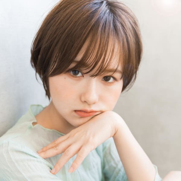 ナチュラル丸みショートボブ