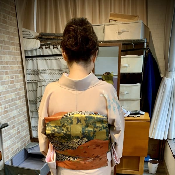 訪問着着付け&ヘアセット