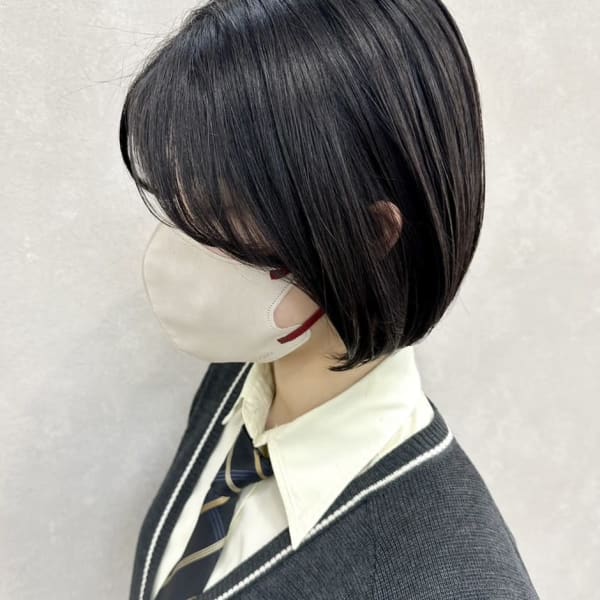 丸みショートボブ