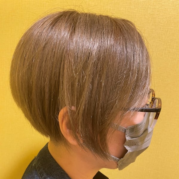 ハイライト活かしたボブ