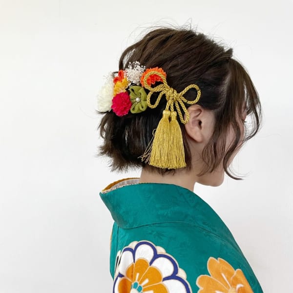 ヘアセット/ショート/ショートボブ/着付け