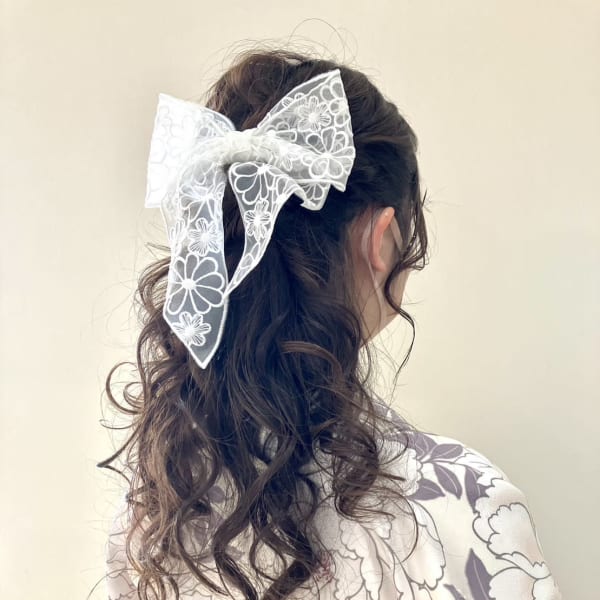 ハーフアップ/袴アレンジ