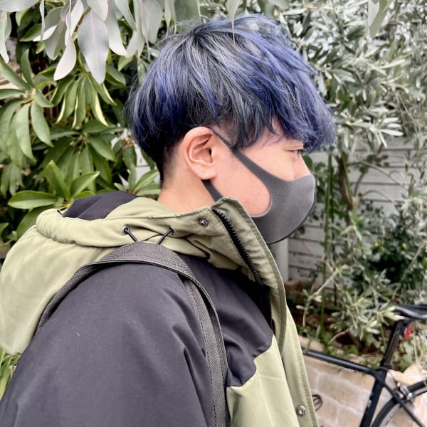 【メンズ】ブルーブラックカラー