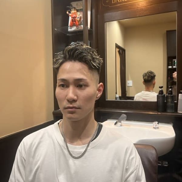 スキンフェード×メッシュ×パーマ=最強にカッコイイ!