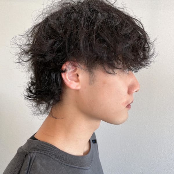 ツイストスパイラルパーマ　波巻きパーマ