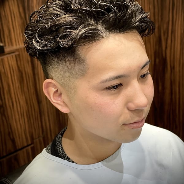 宮城リョータ風パーマスタイル