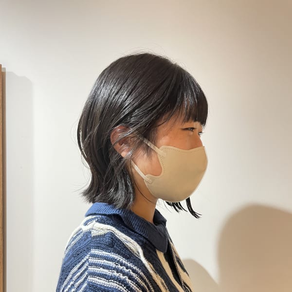 切りっぱなしボブ|女性専用髪質改善酸性縮毛矯正専門店LIRA