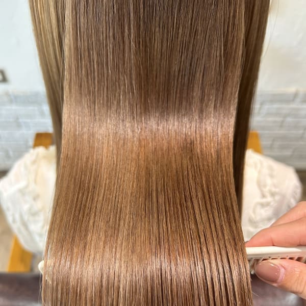 くすみベージュ/ミルクティーベージュ/髪質改善/福岡/天神