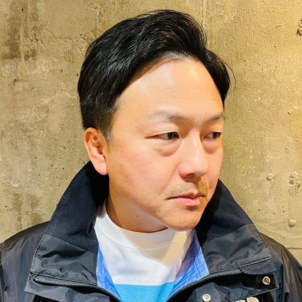 刈り上げアップバング　　イケオジ　30代40代50代