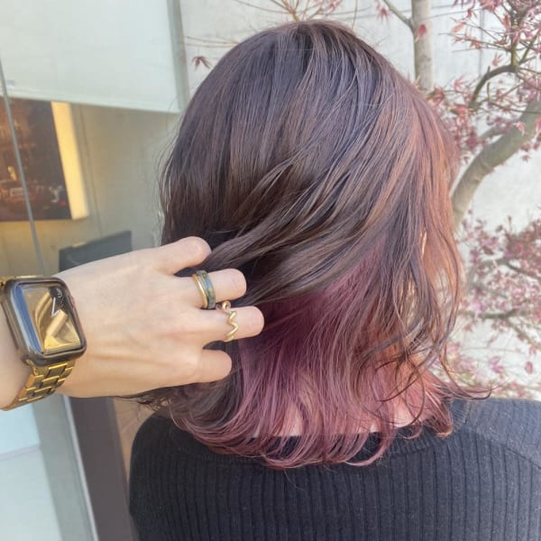 インナーカラー えりのみ