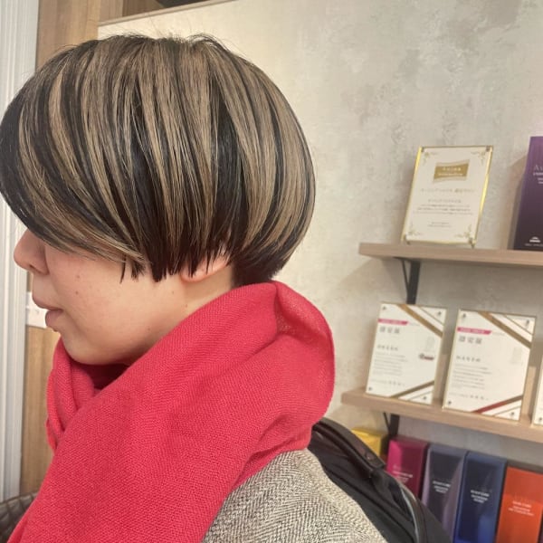 アンブレラカラー×クラシックショート