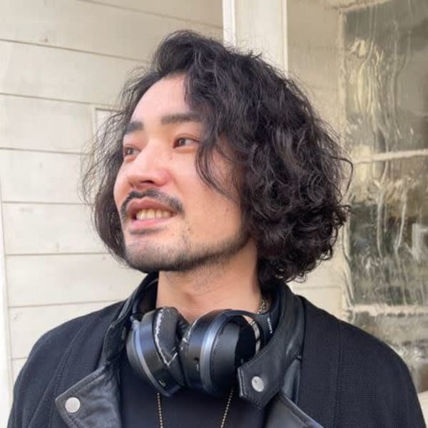 メンズパーマくるくるパーマスパイラルロング30代梅ヶ丘美容室