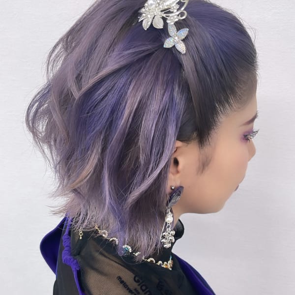 ショートハーフツインアレンジ