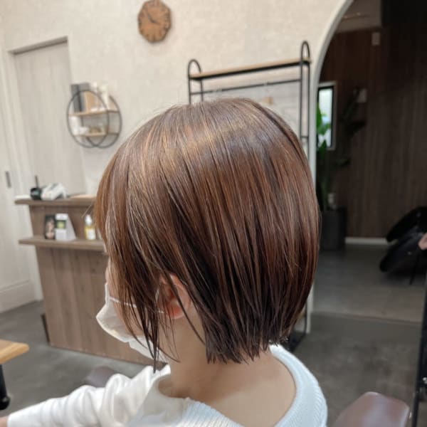 ☆南国のココナッツ縮毛矯正☆ショートボブ