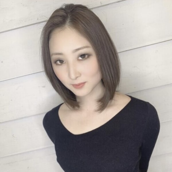 大人ガーリー伸ばしかけミニボブ