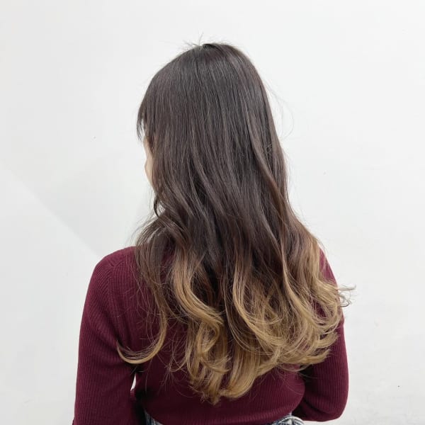 重めレイヤースタイル