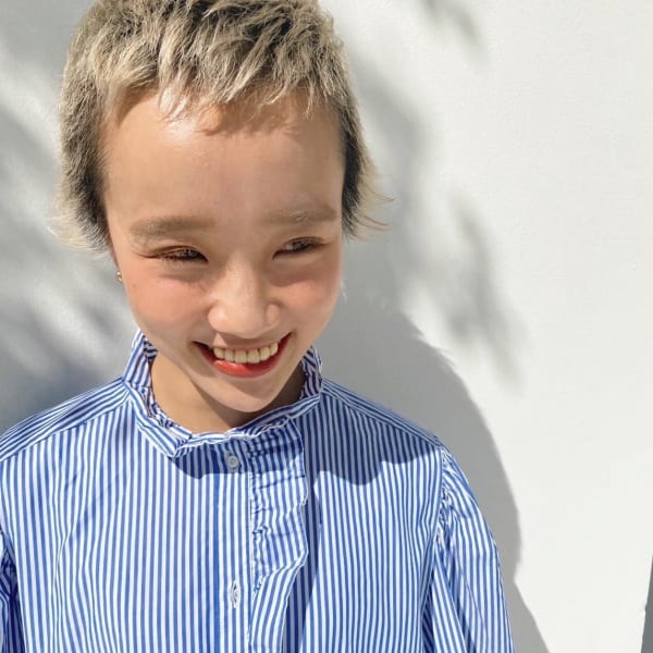 ハイトーンショート|LUCE for hair.