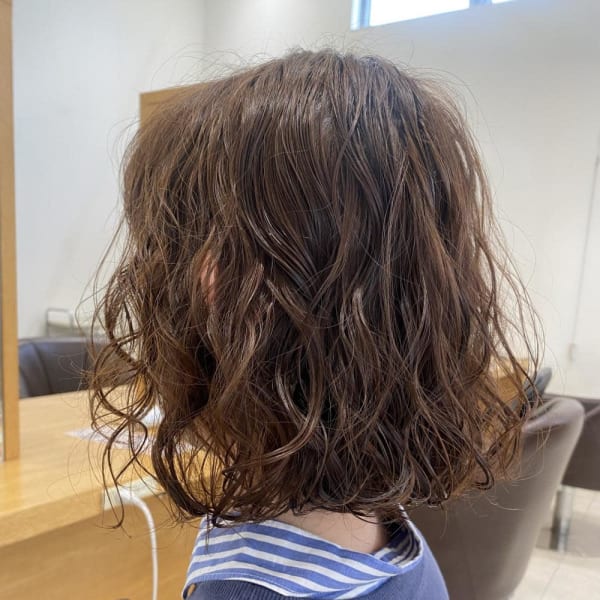 【晴音のきゅんhair】くせ毛風ボブパーマ☆